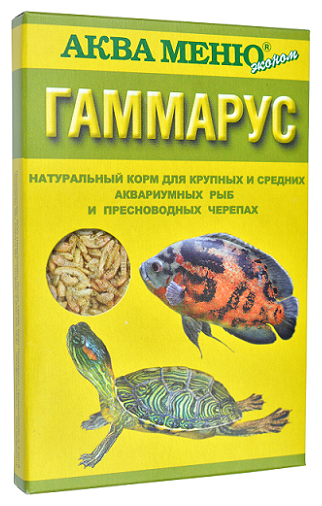 Корм для рыб сред. и круп, черепах сух Аква Меню Гаммарус 11г 1/35 - 1 ед. товара - фотография № 2