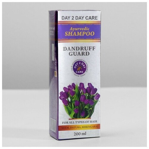 Аюрведический шампунь против перхоти с Ним, Дурман и Брингарадж, 200 мл