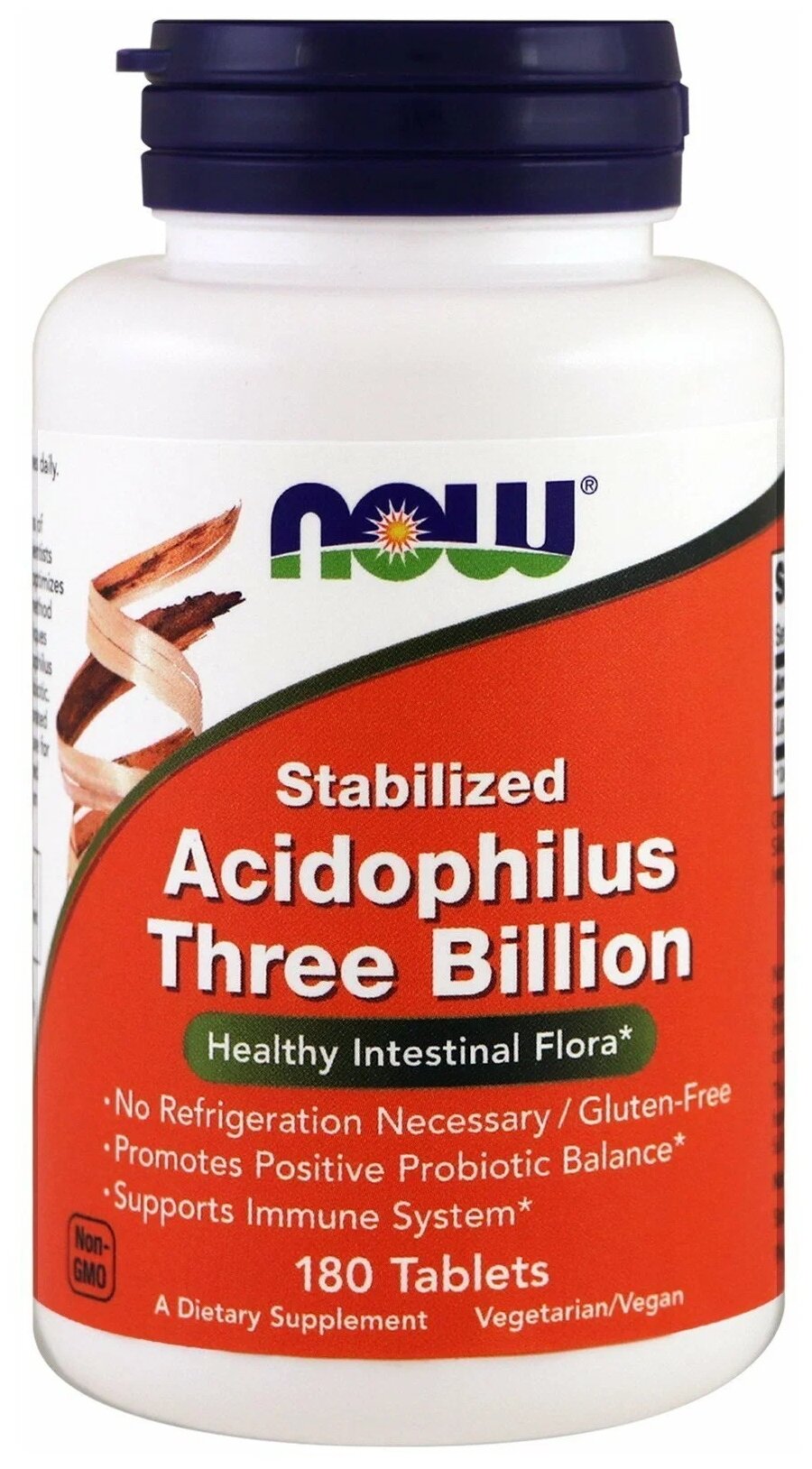 Stabilized Acidophilus Three Billion, 150 г, 180 шт.