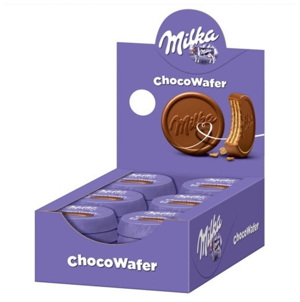 Вафли шоколадные Milka Choco Wafer 30шт по 30гр - фотография № 5