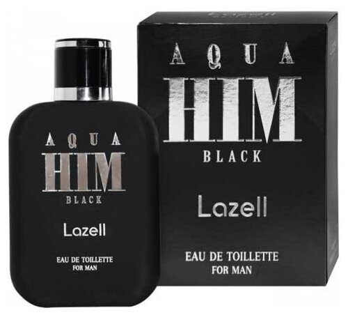 Lazell Туалетная вода для мужчин Aqua Him Black,100 мл