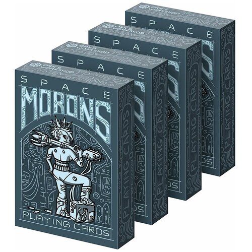 Ork's Workshop Набор колод игральных карт «Space Morons» (4шт) карты игральные традиционные китайские карты китай 115 карт пластиковые