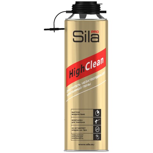 sila очиститель монтажной пены 500 ml россия clsl500 Sila Pro HighClean 500 мл 1 шт.