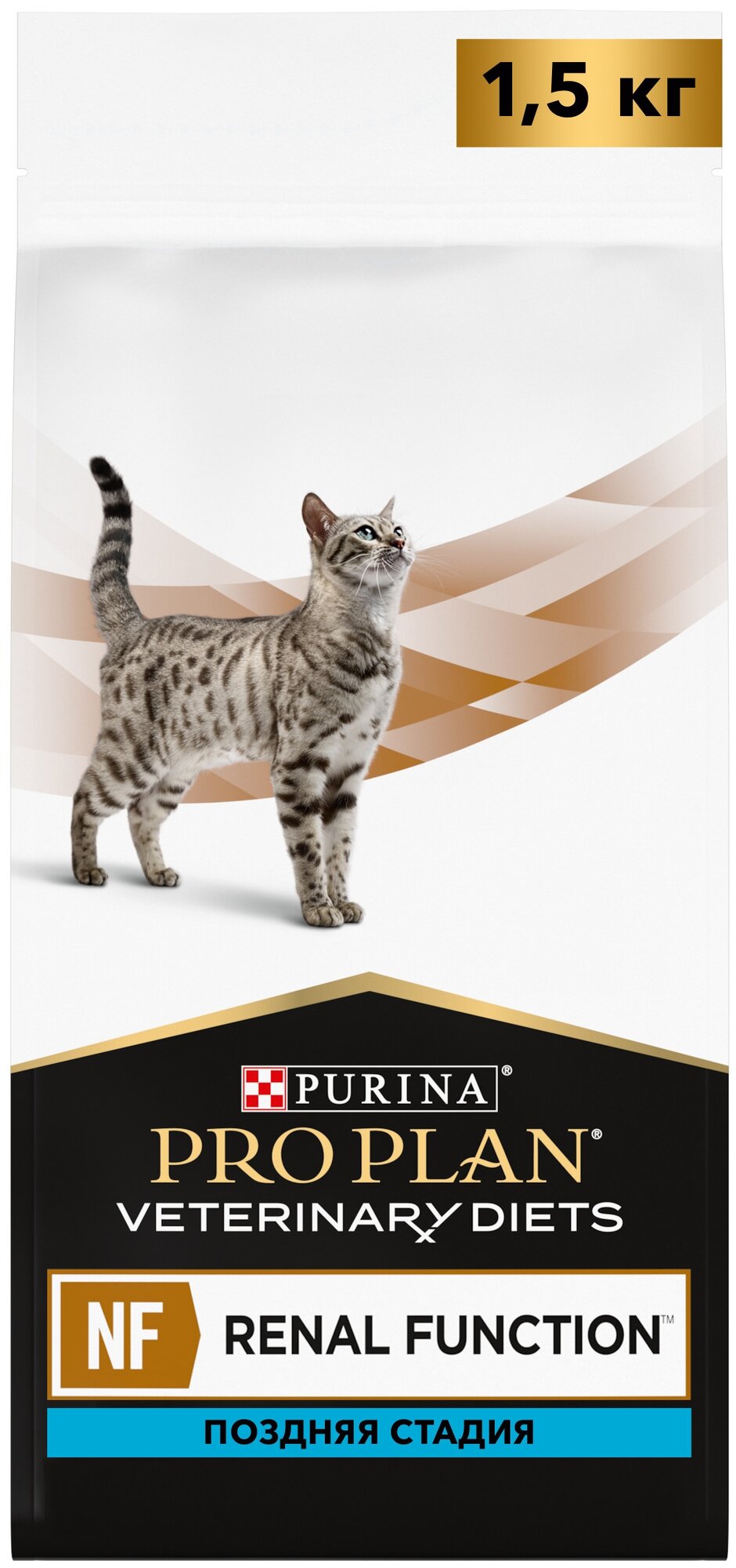 Сухой корм для кошек Purina Pro Plan Veterinary Diets NF Renal Function Advanced Care, при поздней стадии почечной недостаточности, 1.5 кг