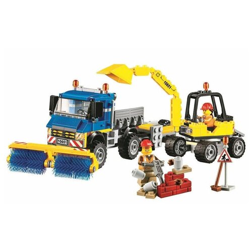 Конструктор Urban Уборочная техника TANK 10651, 323 деталей