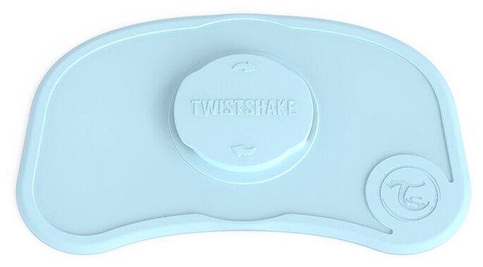 Коврик Twistshake Click Mat Mini. Пастельный синий (Pastel Blue). Возраст 6+m.