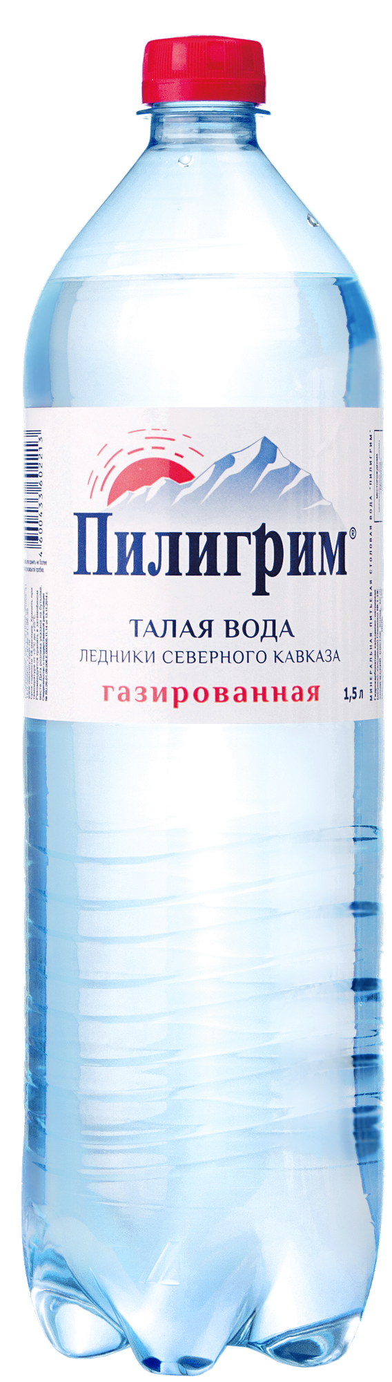 Вода минеральная Пилигрим газированная ПЭТ 1,5 л (6 штук в упаковке)