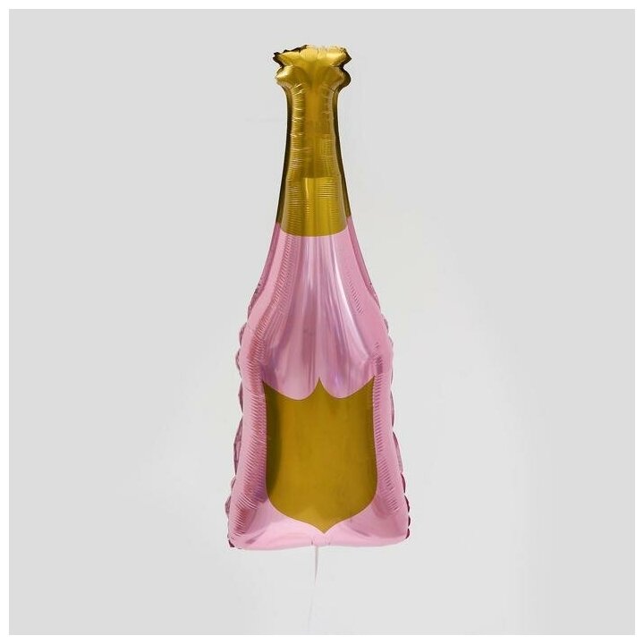 Шар фольгированный 32" «Шампанское розовое», фигура