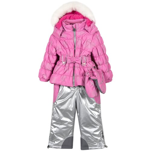 Комплект одежды CHICCO утепленный, розовый 76581, размер 098