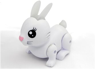 Интерактивная игрушка Зайчик для детей. Символ года 2023 - Кролик. Игрушечный зайка на батарейках. Подарочная упаковка. Светящийся заяц.