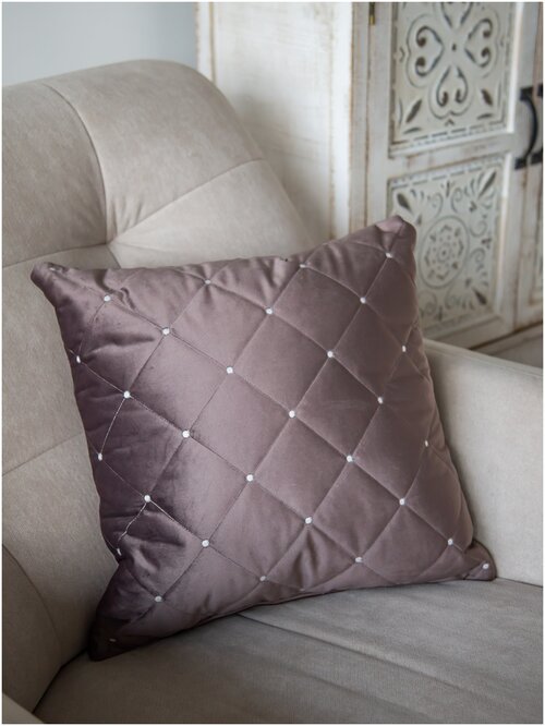 Комплект подушек декоративных 45х45 диванная интерьерная на кровать в спальню в гостиную в подарок для дом