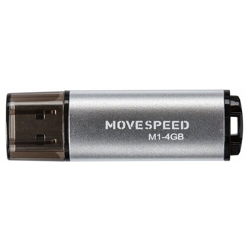 USB Flash Drive 4Gb - Move Speed M1 Silver M1-4G