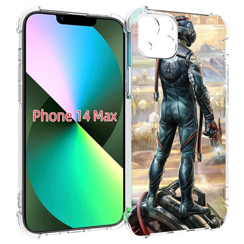 Чехол MyPads the-outer-worlds для iPhone 14 Plus (6.7) задняя-панель-накладка-бампер