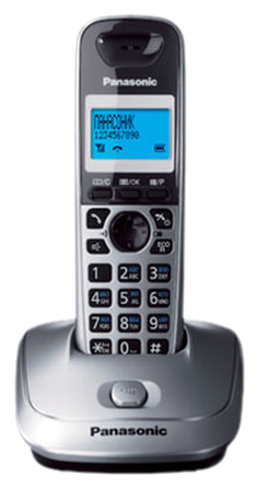 Телефон Panasonic KX-TG2511RUM, DECT (серый металлик)