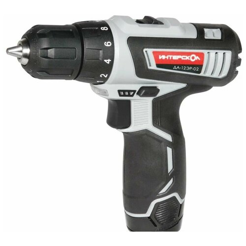 Дрель акк Интерскол ДА-12ЭР-02 12В 2х15Ач Li-ion 28Нмкейс серия МС 469000₽
