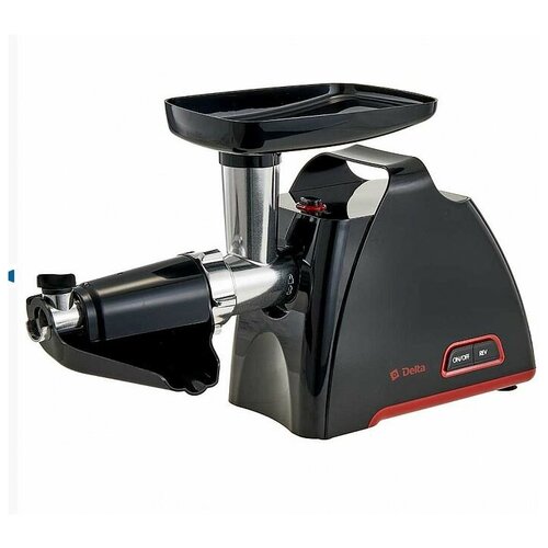 Электромясорубка DELTA DL-6105M черный с красным 2000 Втнасадка для томата 4 407400₽