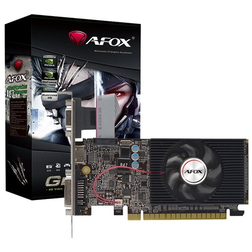 Видеокарта Afox Nvidia GeForce GT610 2GB DDR3 AF610-2048D3L7-V6 .