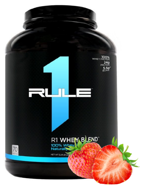 Rule One Proteins R1 Whey Blend (2280 гр) (клубничный крем)