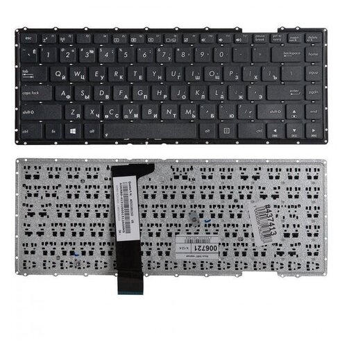 Keyboard Клавиатура для ноутбука Asus F401 F401A F401U X401 X401A X401U черная без рамки гор Enter ZeepDeep 744₽