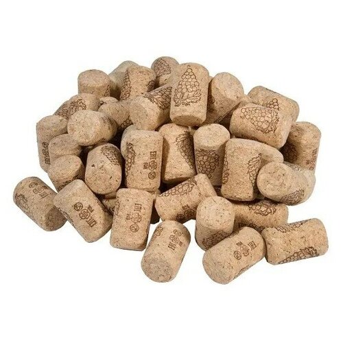 Пробка корковая для винных бутылок 24х38мм ( 100 шт)