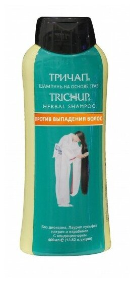 Trichup Herbal Shampoo / Шампунь Тричап Против выпадения волос 400 мл