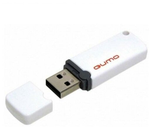 Флешка Qumo Optiva 02 16 Гб usb 2.0 Flash Drive - белая