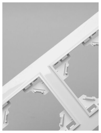 Рамка двухместная горизонтальная, серия Эрна, PFR00-9002-01, белый - фотография № 5