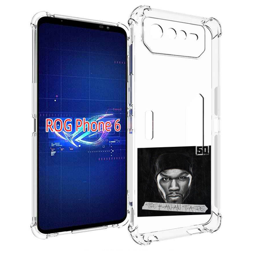 чехол mypads 50 cent still on top для asus rog phone 6 задняя панель накладка бампер Чехол MyPads 50 Cent - The Kanan Tape для Asus ROG Phone 6 задняя-панель-накладка-бампер