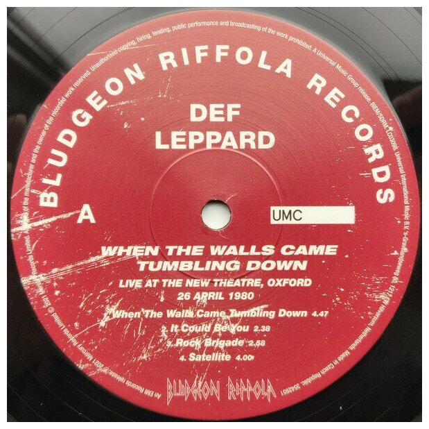 Def Leppard Def Leppard - Live In Oxford (limited, 2 LP) Мистерия звука - фото №3