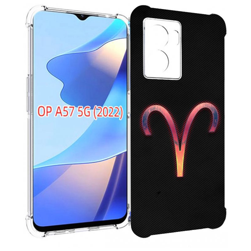 Чехол MyPads знак зодиака овен 1 для OPPO A57 5G(2022) задняя-панель-накладка-бампер чехол mypads знак зодиака скорпион 6 для oppo a57 5g 2022 задняя панель накладка бампер