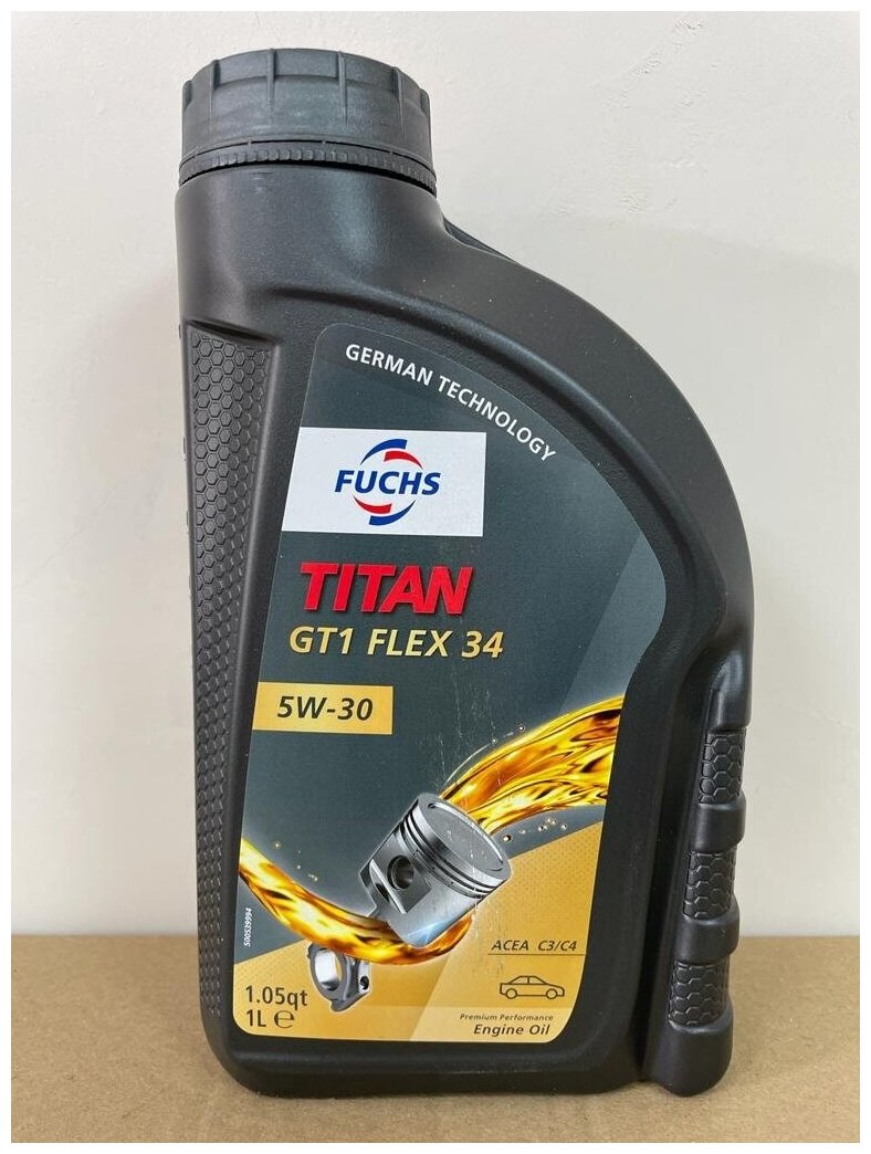 Моторное масло FUCHS Titan GT1 FLEX 34 5W-30, 1л