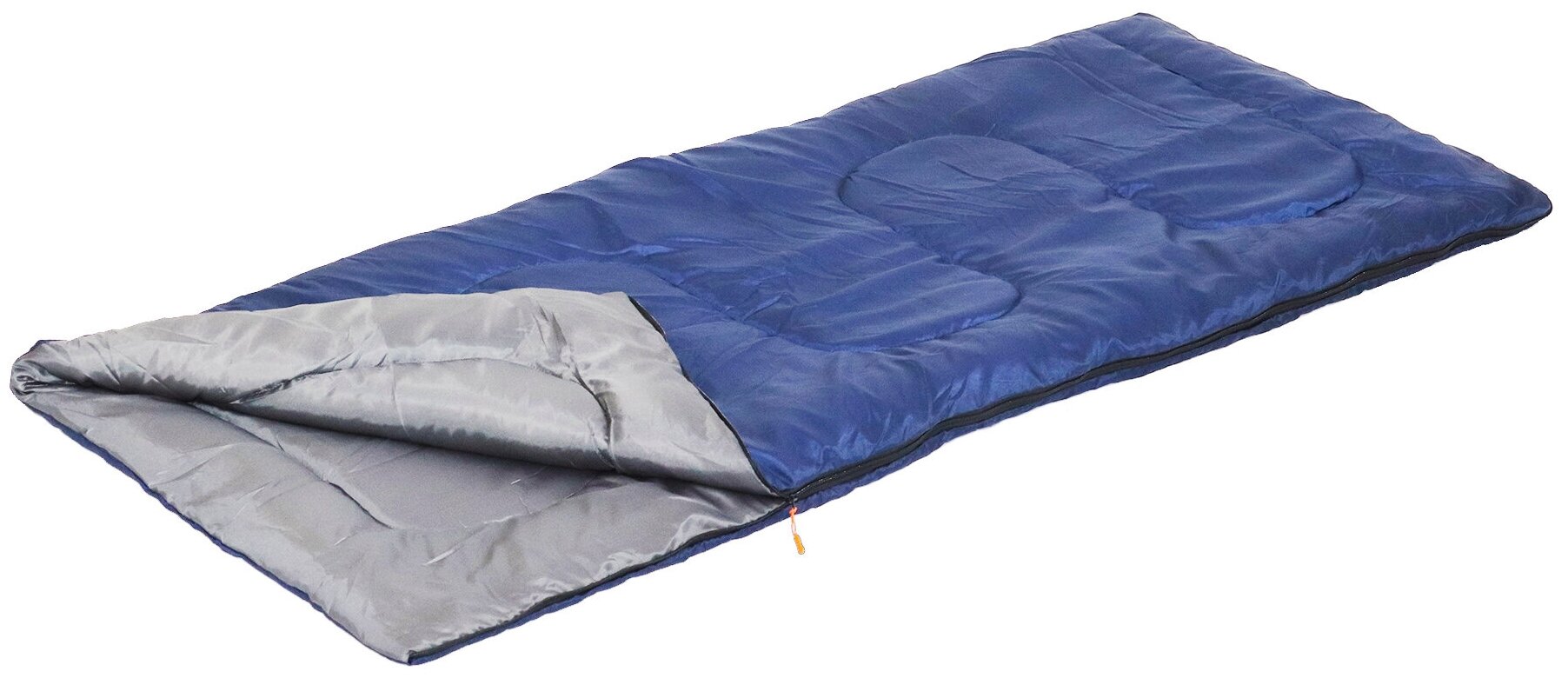 PF-SB-39 Спальный мешок-одеяло "следопыт - Pioneer", 180х73 см., до +10С, 1,5 х слойный, цв.темно-синий