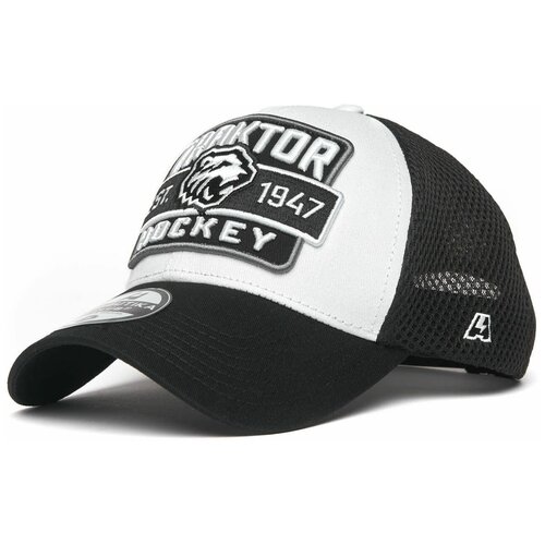 фото Бейсболка мужская с сеткой хк трактор atributika & club, кепка чёрная атрибутика и клуб летняя