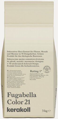 Изображение товара Декоративная затирка Kerakoll Fugabella Color 0-20 3кг №21