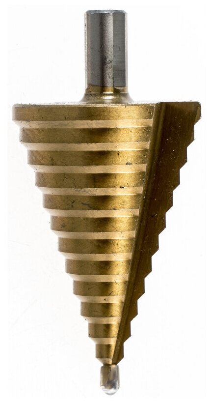 Сверло по металлу ступенчатое Vertextools 4х52, шаг 4мм - фотография № 5