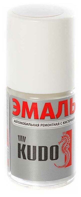 Эмаль автомобильная с кисточкой KUDO белое облако 240 15 гр KU-70240