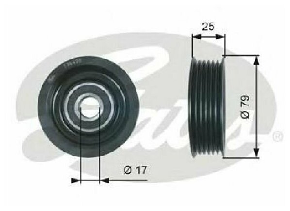 Направляющий ролик привода вспомогательных агрегатов DriveAlign , GATES T36420