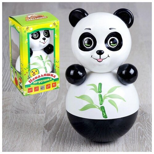 фото Неваляшка «панда» в художественной упаковке, микс котовские неваляшки