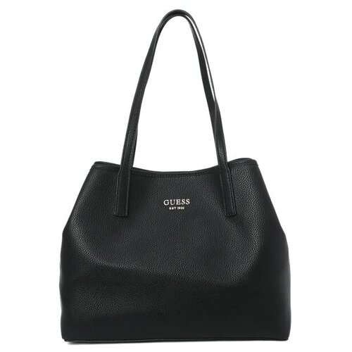 Сумка тоут GUESS, черный сумка тоут guess katey tote коричневый