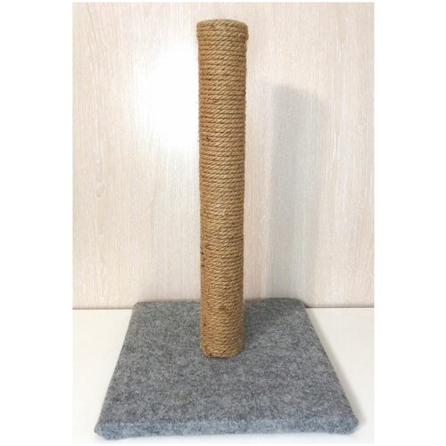 Когтеточка-столбик Шелдон эконом 54см светло-серый