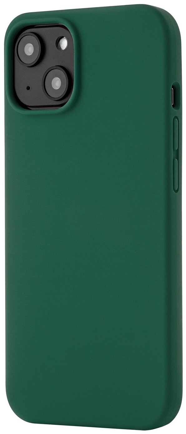 Чехол защитный uBear Touch Case для iPhone 14, силикон, софт-тач, зелёный