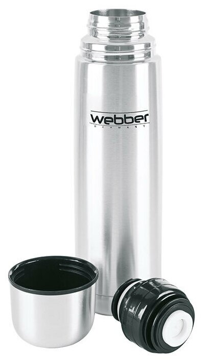 Классический термос Webber SSK, 0.75 л, серебристый - фотография № 3