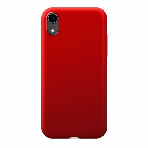 Чехол Silicon case для iPhone Xr красный