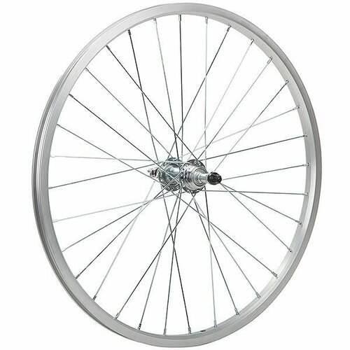 фото Колесо 24" заднее stg , один. обод под v-brake 32 отв, втулка sf-a09r сталь, экс-к, насып подшип. под трещетку 6-8 ск.