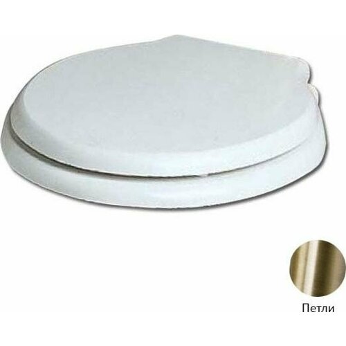 Крышка-сиденье Azzurra Giunone-Jubilaeum 1800/F bi/br с микролифтом петли бронза