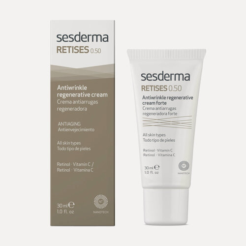 Изображение товара Sesderma RETISES 0,50% Крем форте против морщин регенерирующий, на основе ретинола и антартацина, 30 мл