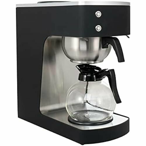 Кофемашина с фильтром GastroHero Eco 2 литра черная со стеклянным кувшином товары для общественного питания 4294800₽