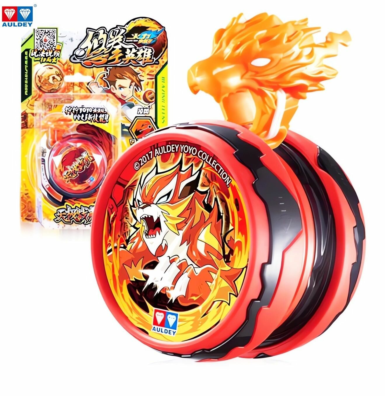 Игрушка Йо-Йо. AULDEY. "Красный тигр" (с аватаром)