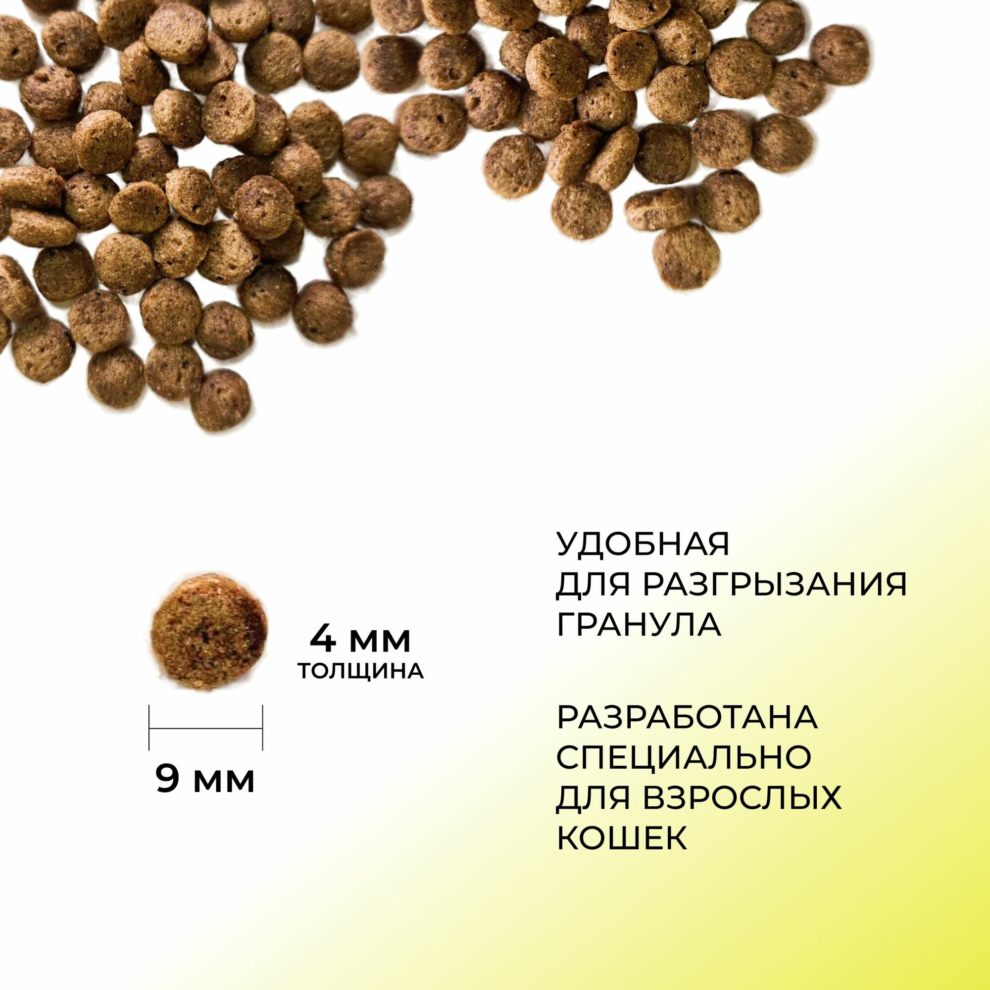 Корм сухой Dailyсat для взрослых кошек, с индейкой, 1,5 кг — фото 1