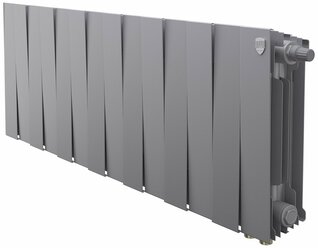 Радиатор Royal Thermo PianoForte Silver Satin 300 x14 VDR80 \ 14 секций \ с нижним правым подключением